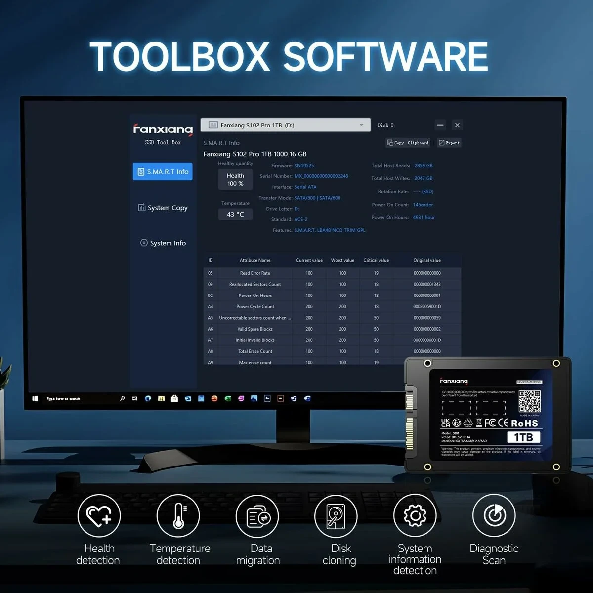 Disco Duro Crucial CT4000P310SSD8 4 TB SSD