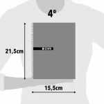 Libreta de Anillas ENRI Cuarto 80 Hojas (10 Unidades)