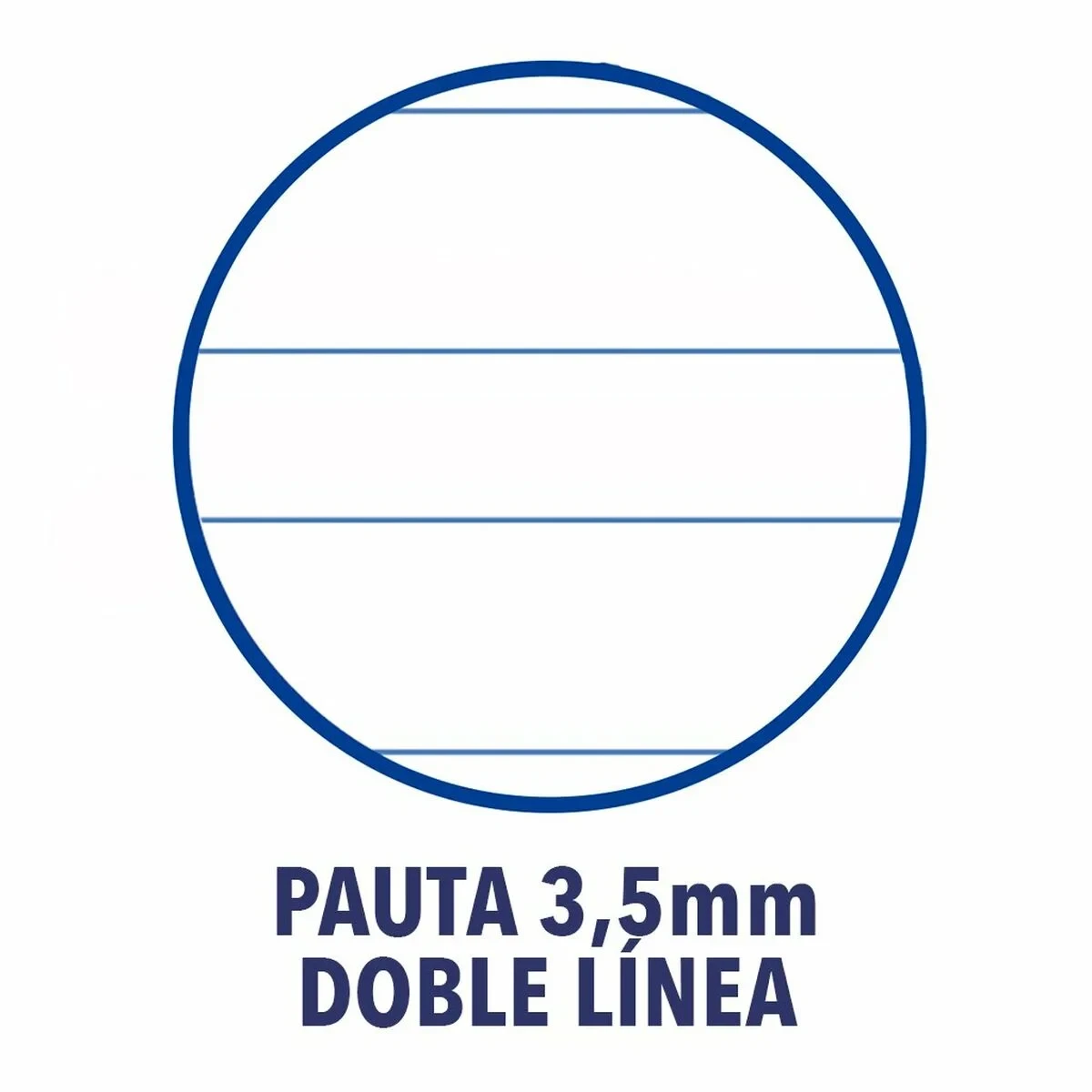 Libreta de Anillas ENRI Cuarto 80 Hojas (10 Unidades)