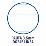 Libreta de Anillas ENRI Cuarto 80 Hojas (10 Unidades)