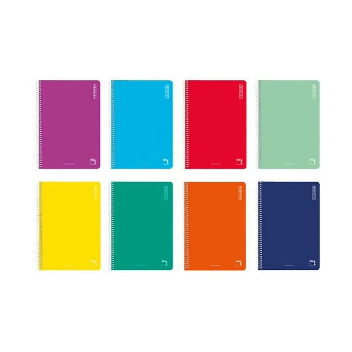 Set de Cuadernos Pacsa BASIC Cuarto 80 Hojas 10 Piezas (6 Unidades)