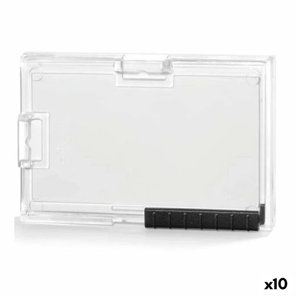 Funda para Tarjeta Identificativa Durable PUSHBOX DUO Transparente Plástico 5,4 x 8,7 cm (10 Unidades)