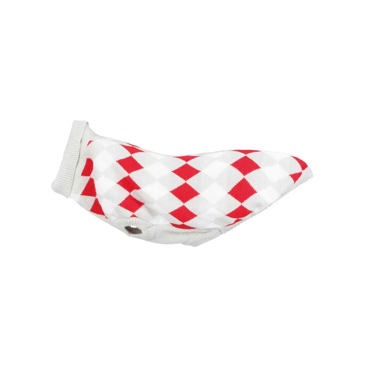 Jersey para Perro Trixie Blanco Rojo Gris M