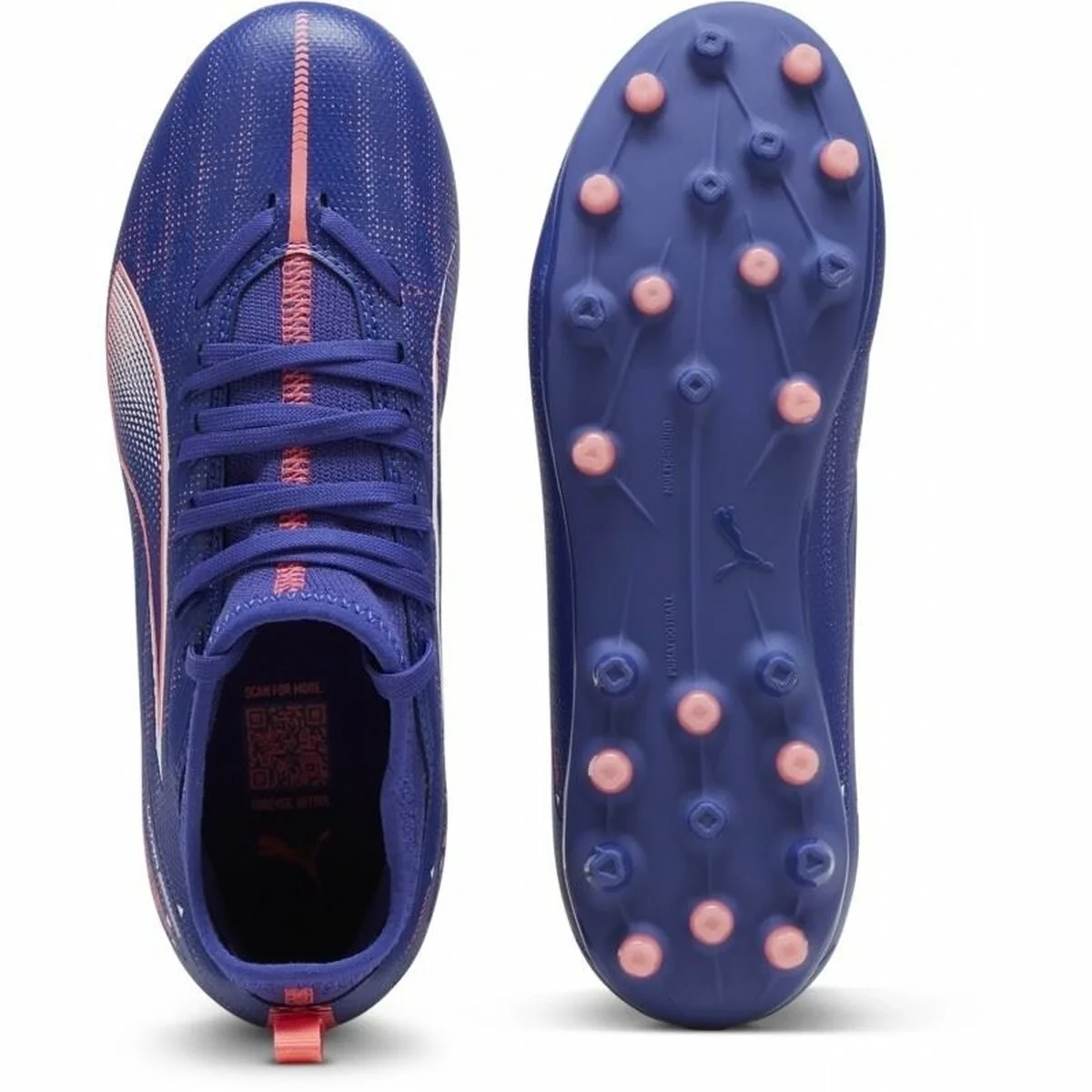 Botas de Fútbol para Niños Puma Ultra 5 Match Mg Morado