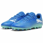 Botas de Fútbol para Niños Puma Future 7 Play Mg Azul