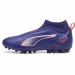 Botas de Fútbol para Niños Puma Ultra 5 Match+ Ll Mg Morado
