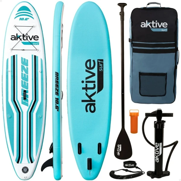Tabla de Paddle Surf Hinchable con Accesorios Aktive Azul