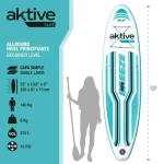 Tabla de Paddle Surf Hinchable con Accesorios Aktive Azul