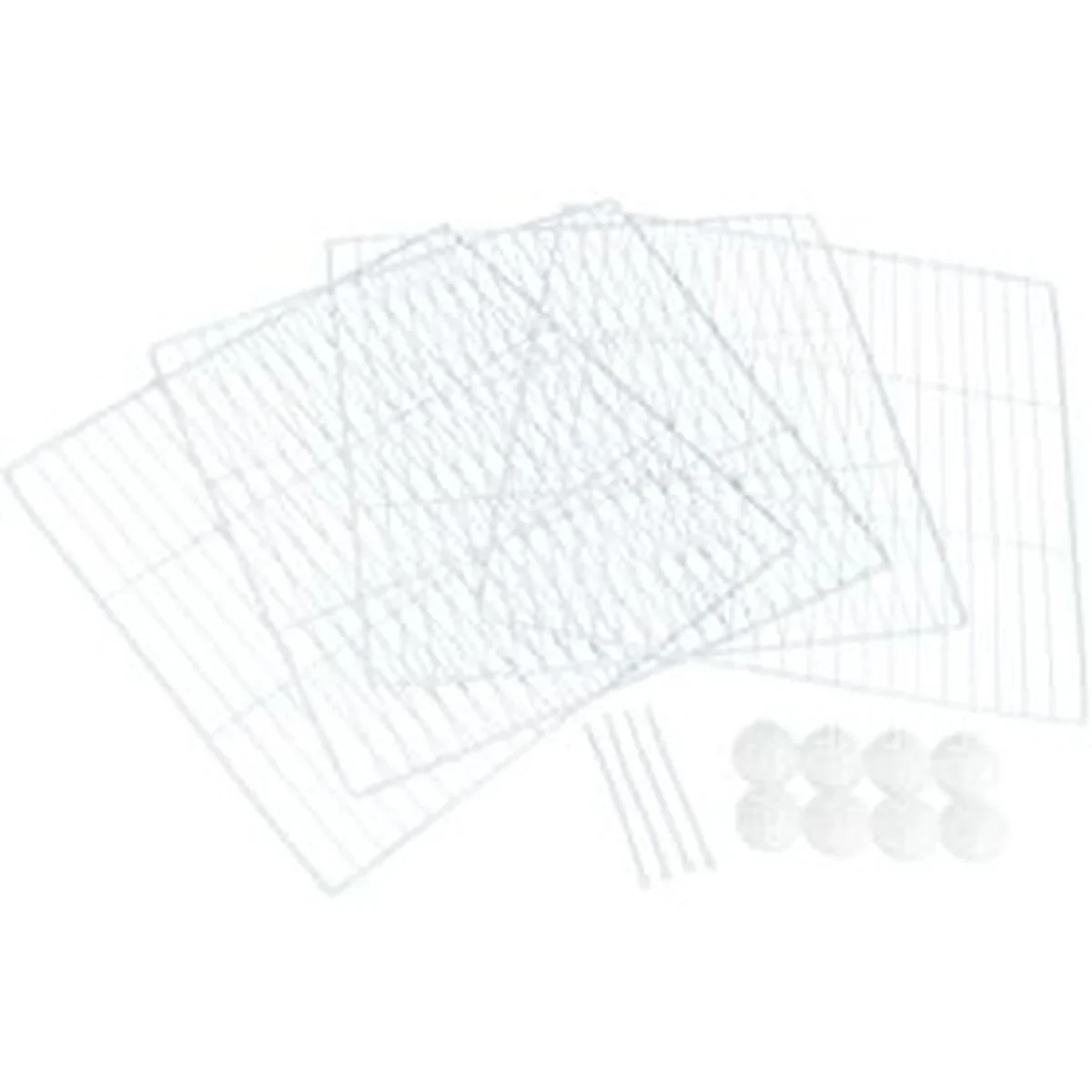 Accesorio para Jaula Trixie Metal Plástico Extensor (4 Piezas)