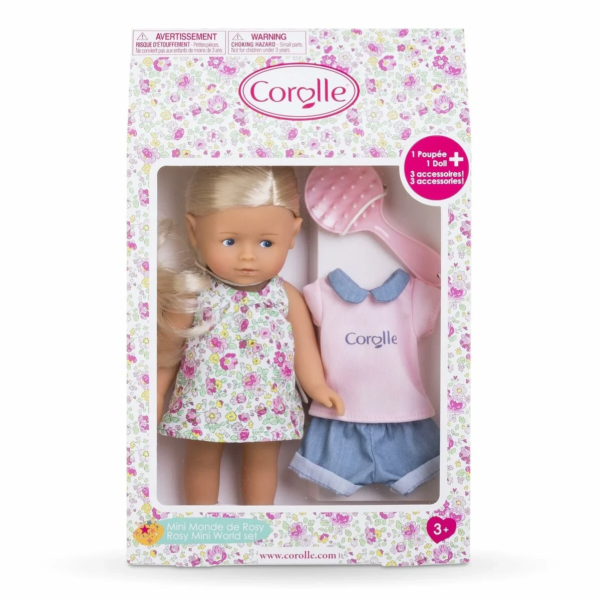 Muñeco Bebé con Accesorios Corolle Mini Monde De Rosy