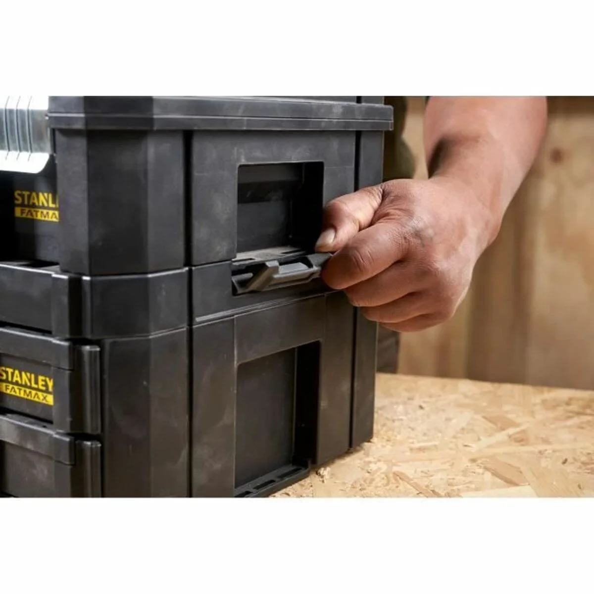 Caja de Herramientas Stanley Metal Polipropileno Plástico 1 Compartimento