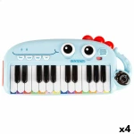 Piano Educativo Aprendizaje Bontempi Dino 30 x 4 x 14 cm (4 Unidades)