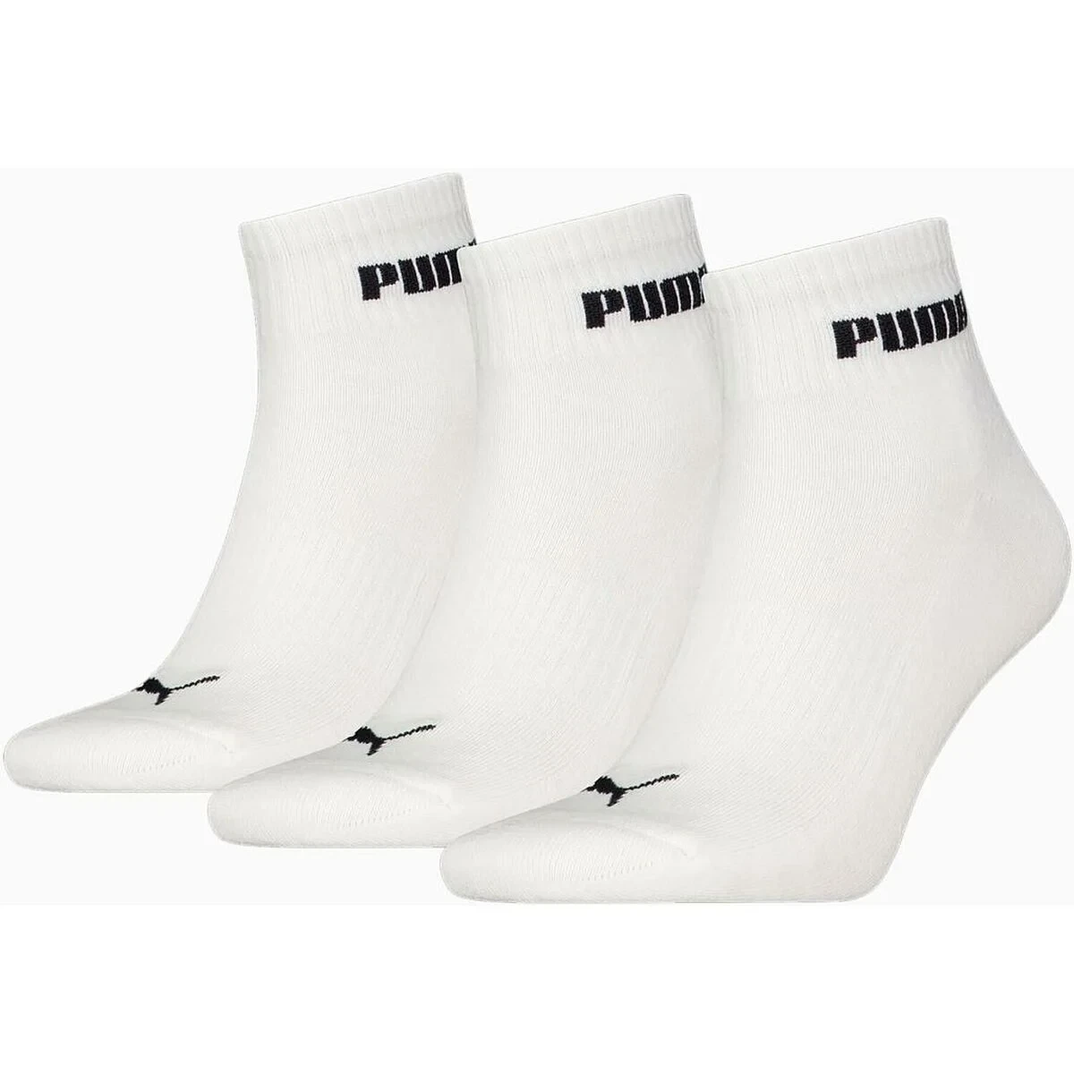 Calcetines Deportivos Puma CUSHIONED NEXT QUARTER 701225904 001 Blanco 3 pares