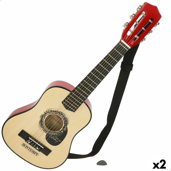 Guitarra Infantil Bontempi 28 x 75 x 8 cm (2 Unidades)