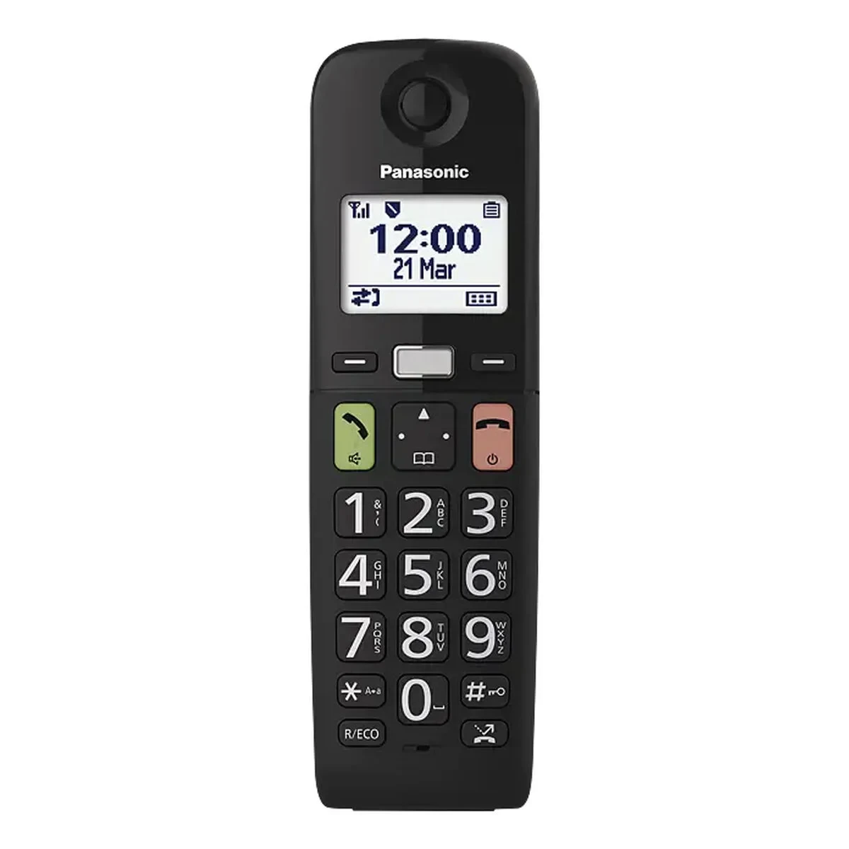 Teléfono Inalámbrico Panasonic KX-TGU112EXB Negro