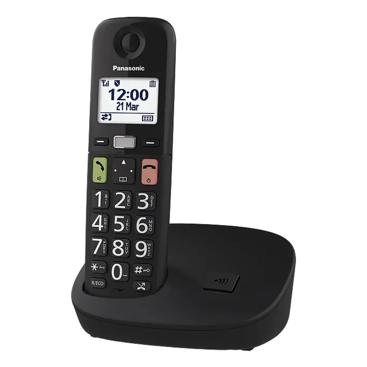Teléfono Inalámbrico Panasonic KX-TGU112EXB Negro
