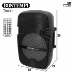 Altavoz con Micrófono Karaoke Bontempi Plástico 25 x 39 x 21 cm (2 Unidades)
