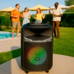 Altavoz con Micrófono Karaoke Bontempi Plástico 27 x 40 x 25 cm (2 Unidades)