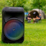 Altavoz con Micrófono Karaoke Bontempi Plástico 34 x 50 x 29 cm (2 Unidades)