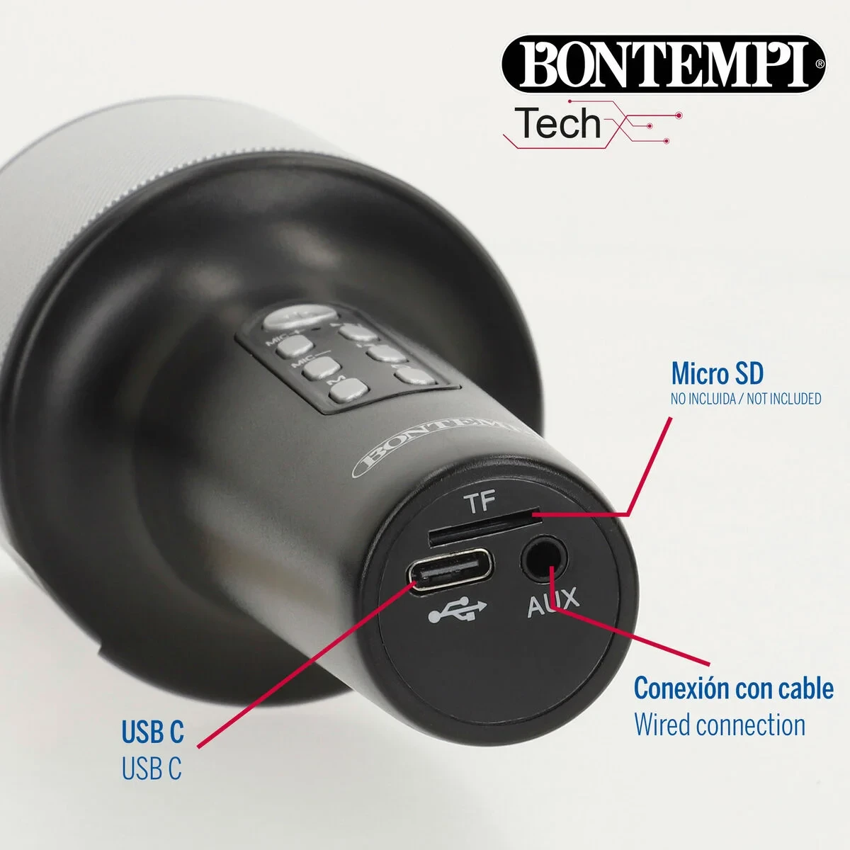 Micrófono Karaoke Bontempi