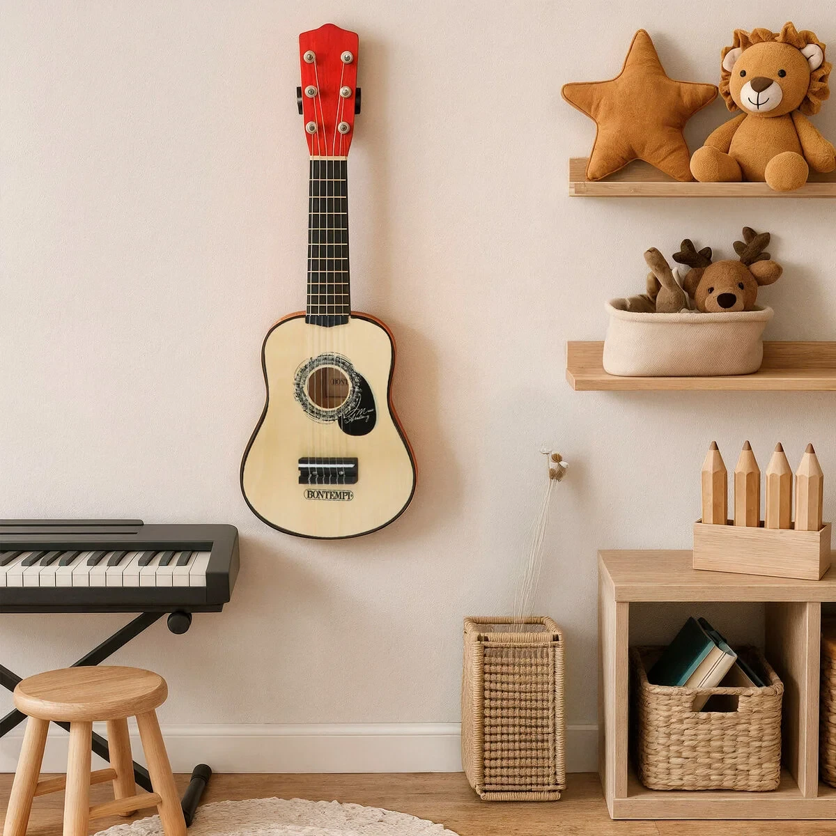 Guitarra Infantil Bontempi 19 x 55 x 6 cm (2 Unidades)