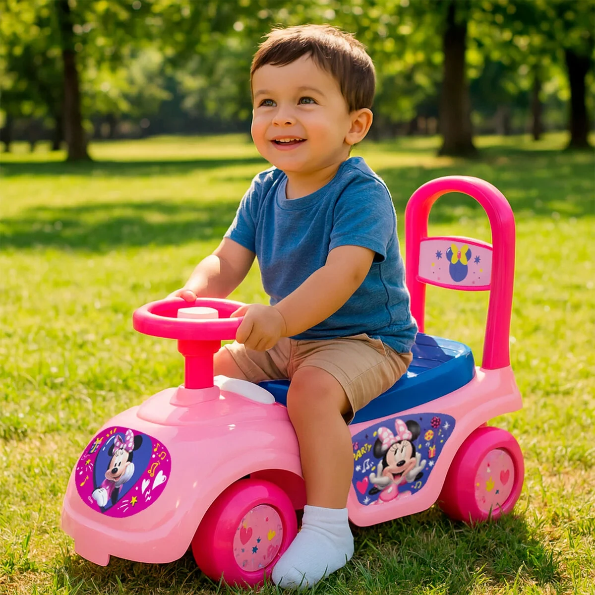 Correpasillos Minnie Mouse 43 x 37 x 21 cm (2 Unidades)