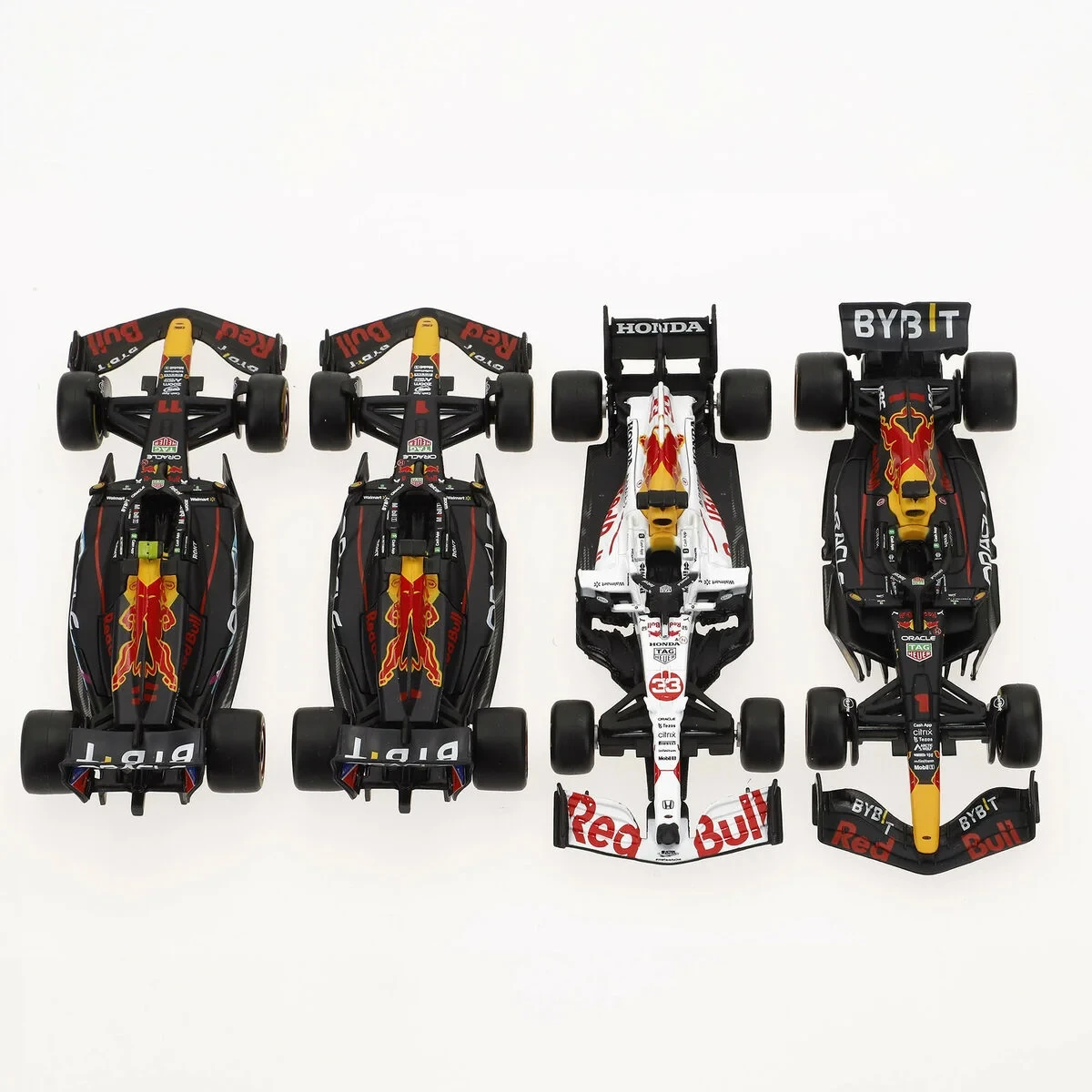Coche de juguete Red Bull VERSTAP (4 Unidades)