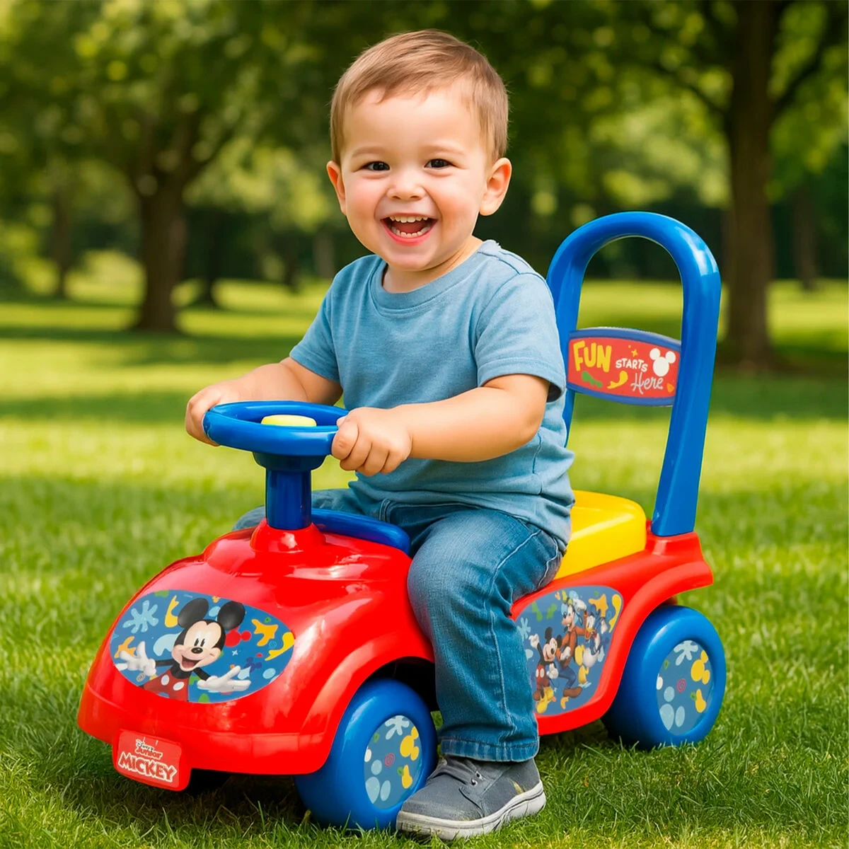 Correpasillos Mickey Mouse 43 x 37 x 21 cm (2 Unidades)