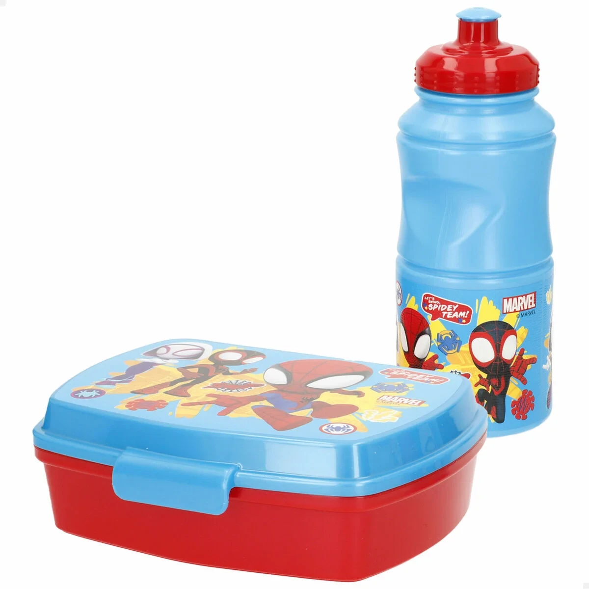 Fiambrera Spidey 380 ml 17 x 5,5 x 13,5 cm Botella (6 Unidades)