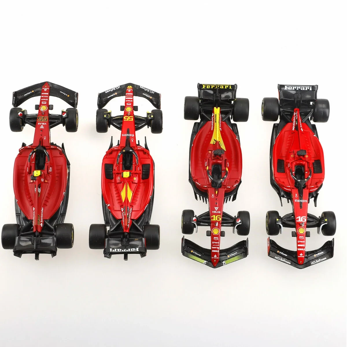 Coche de juguete Ferrari LECLERC (4 Unidades)