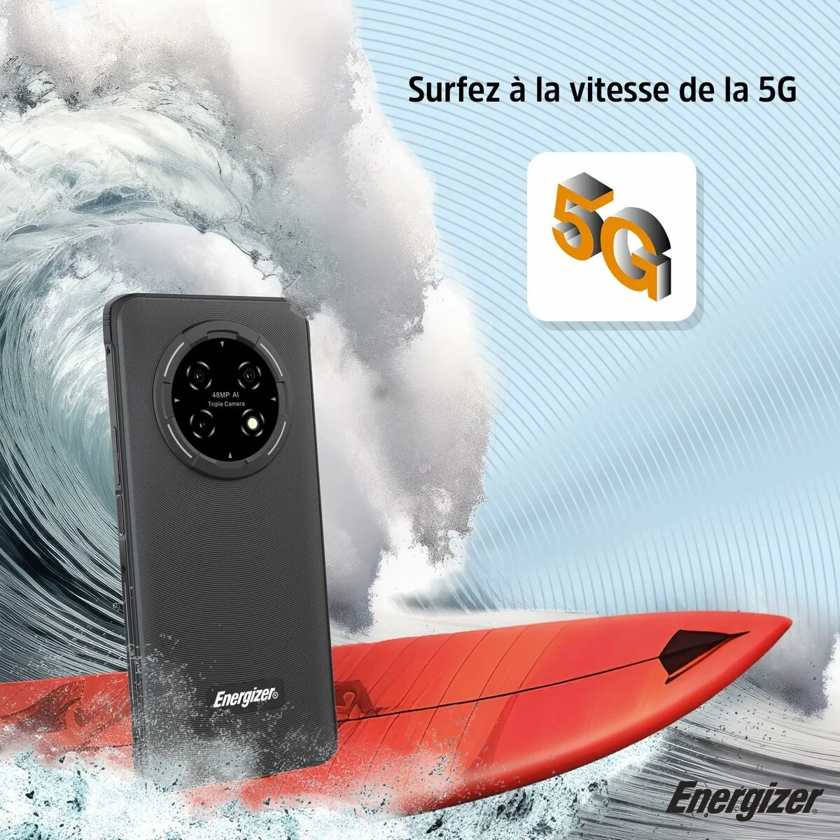 Teléfono Móvil para Mayores Energizer H67GEU Octa Core 4 GB RAM 128 GB Negro 6,78"