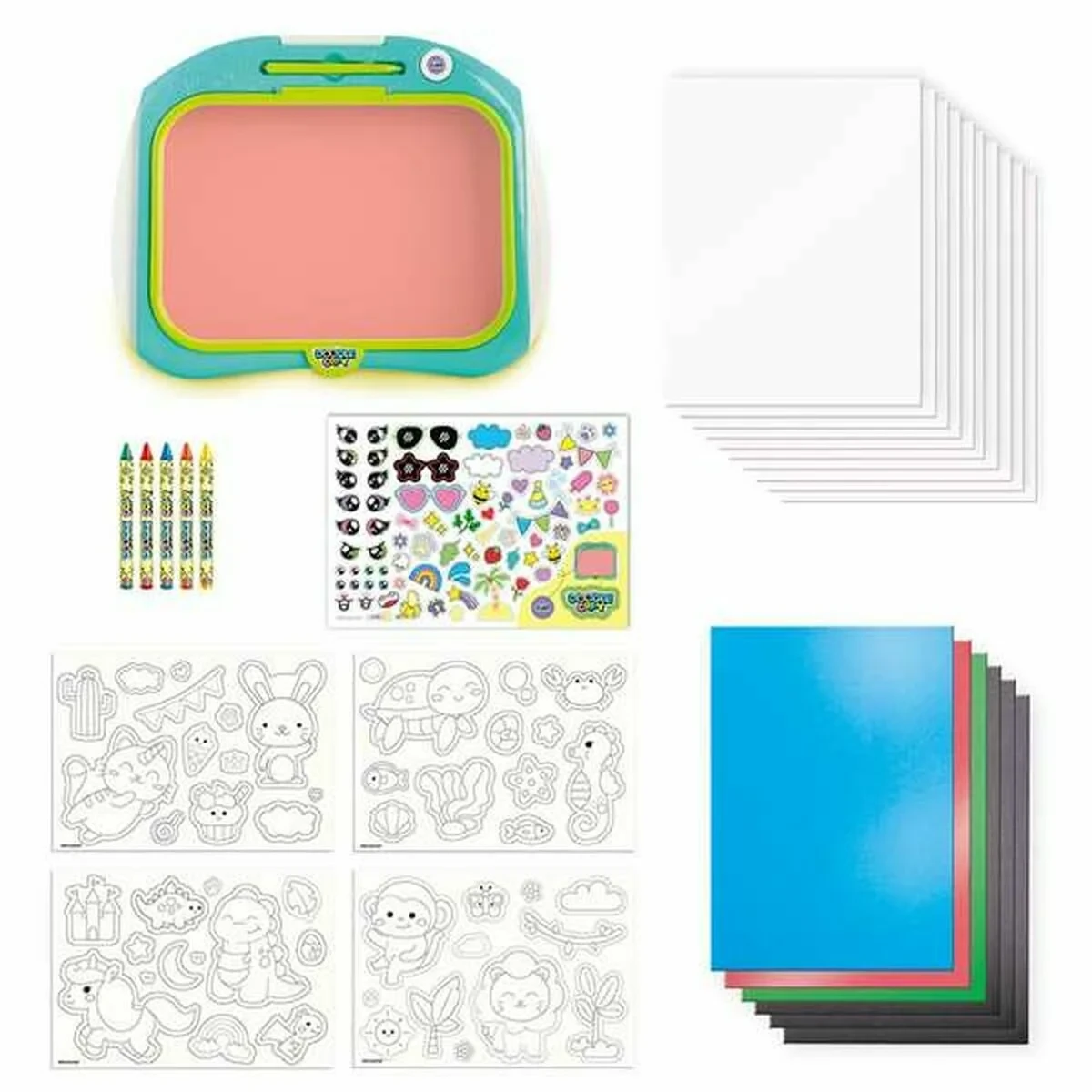 Pizarra 2 en 1 Canal Toys Doodle Copy Azul Plástico 40 x 33 x 6 cm