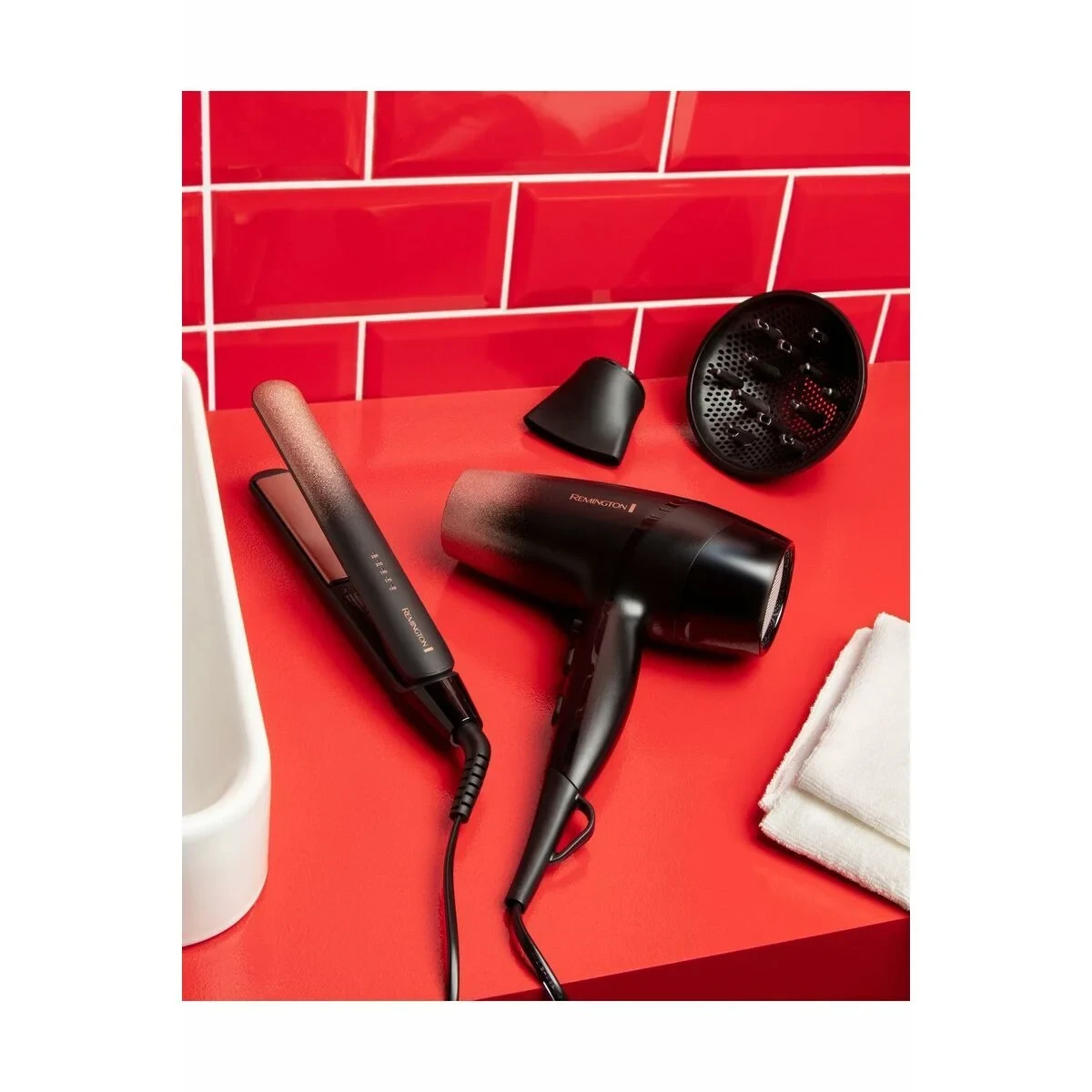 Secador de Pelo Remington D5305 Negro Rosa 2200 W