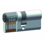 Cerradura Yale Latón Redondo