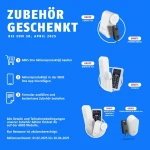 Cerradura Inteligente ABUS LOXERIS One CFA4100 W Blanco Negro