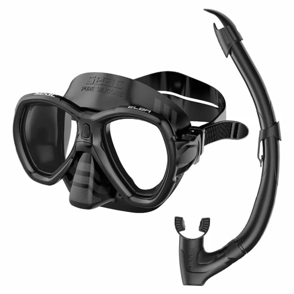 Gafas de Buceo con Tubo Seac Set Bis Elba Wv.S/Bl