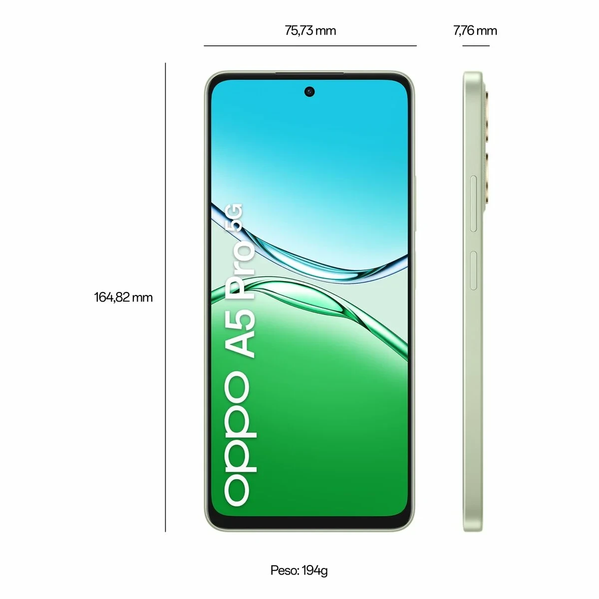 Smartphone Oppo 110010348095 Octa Core 8 GB RAM 256 GB Verde 6,67"