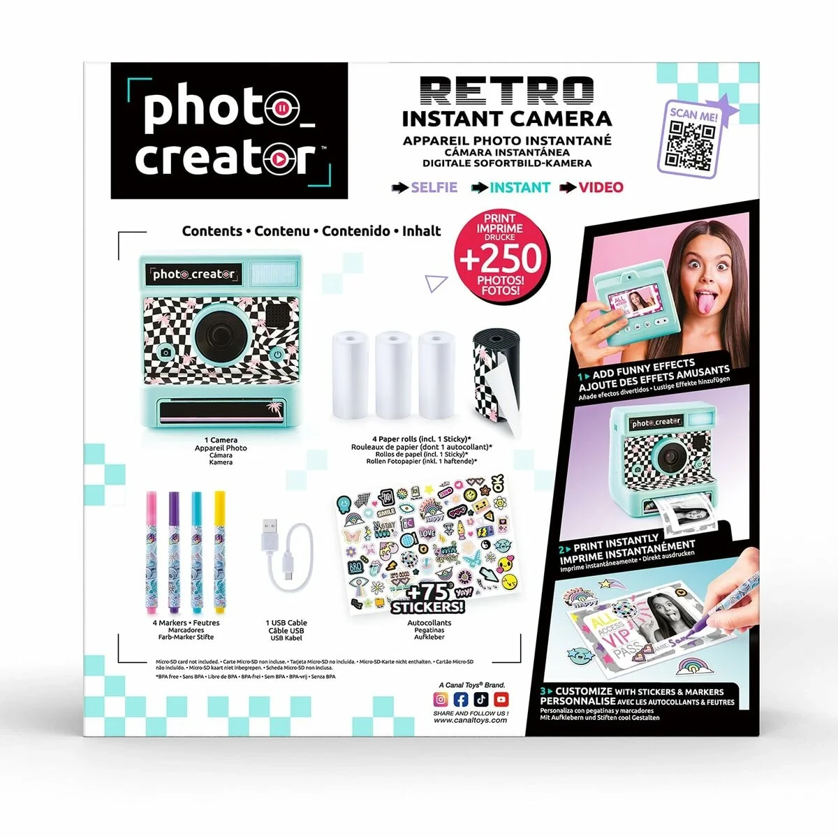 Cámara Instantánea Canal Toys CLK 019