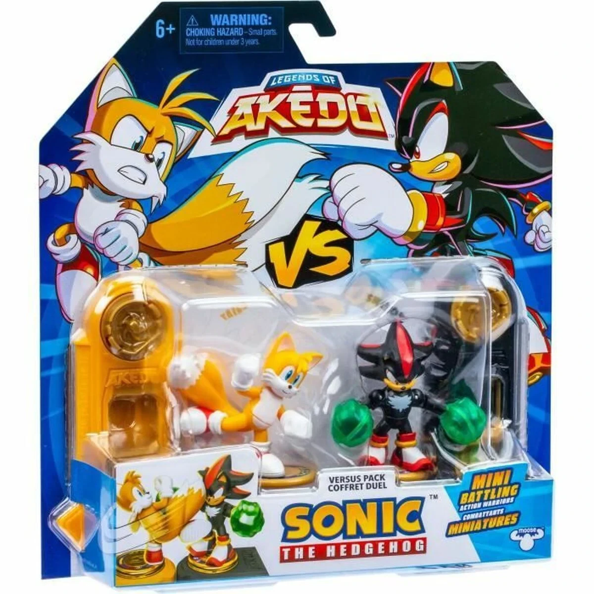 Figura de Acción Moose Toys AKEDO - Quick Battle Pack