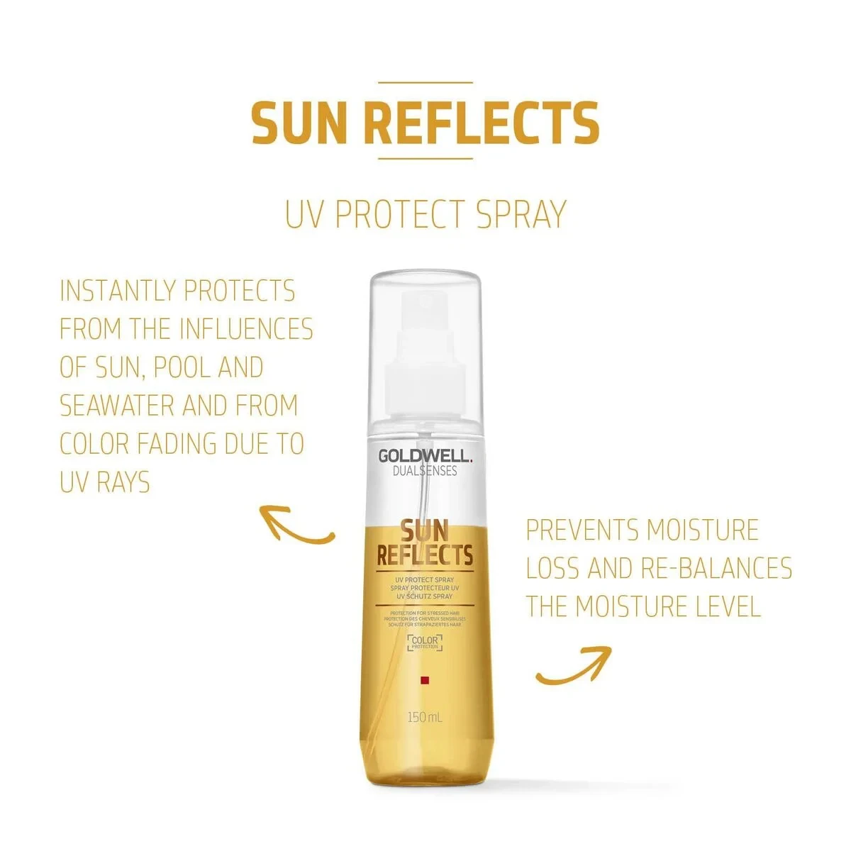 Protector Solar para el Cabello Goldwell SUN REFLECTS 150 ml