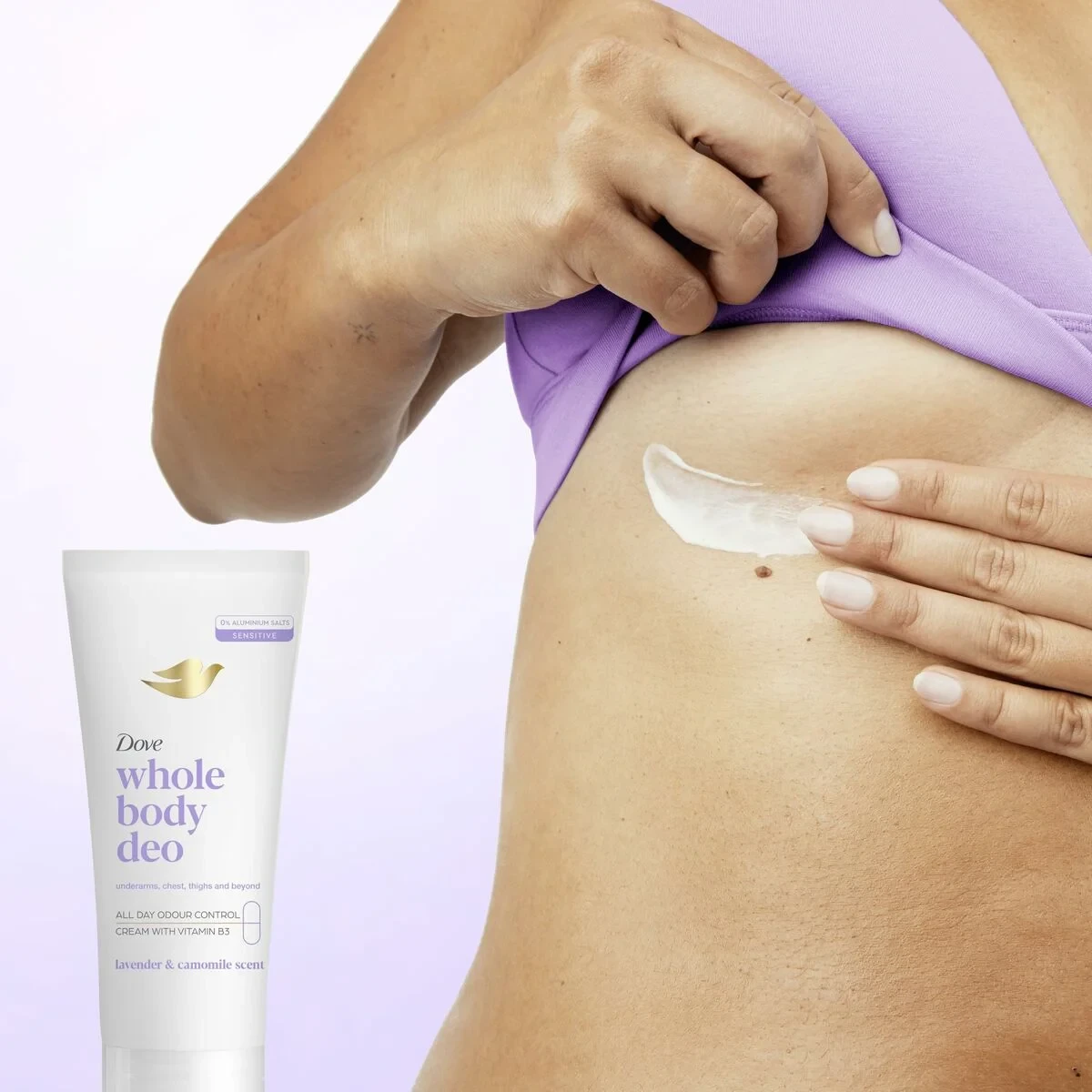 Desodorante en Crema Dove LAVANDA & CAMOMILA 75 ml