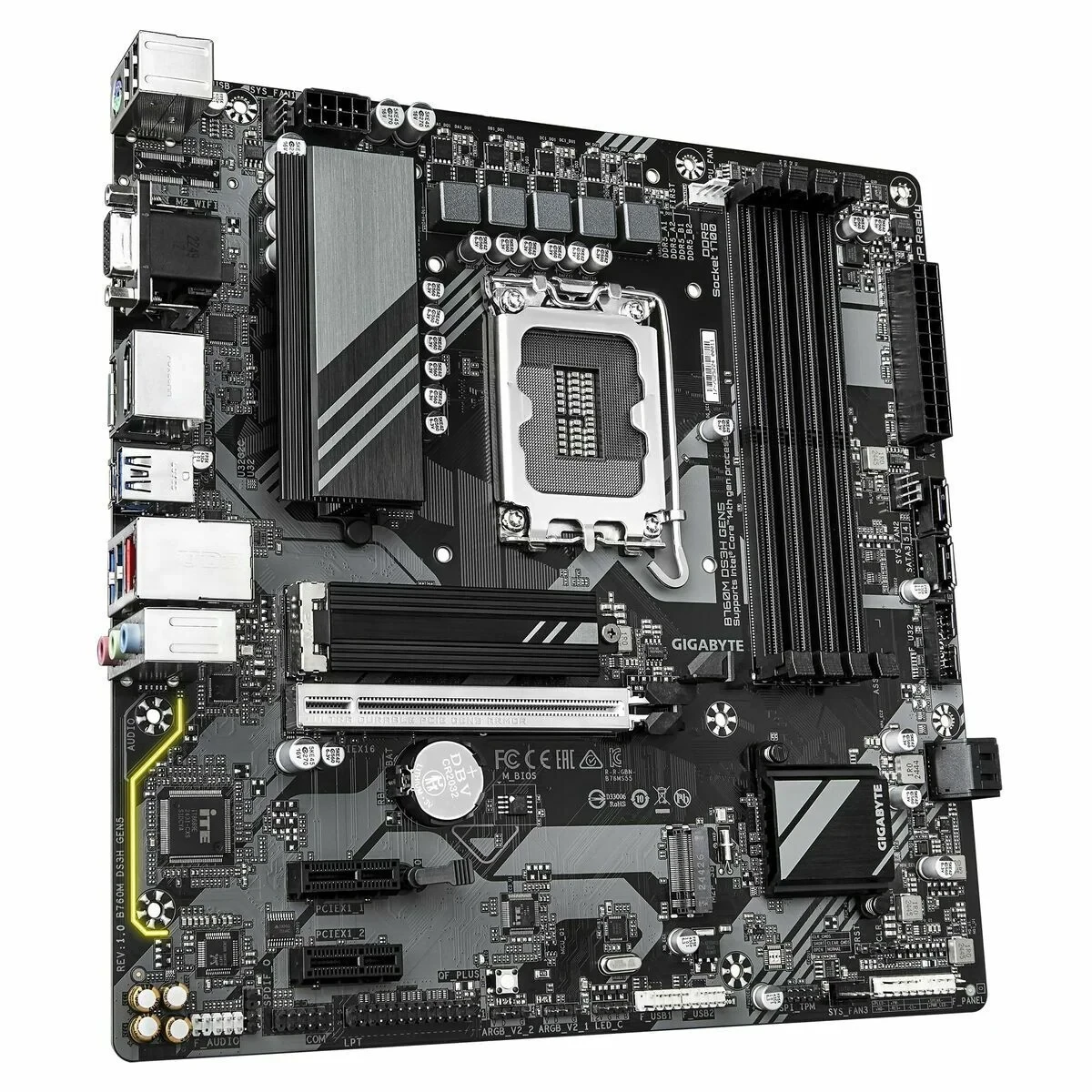 Placa Base Gigabyte B760M DS3H GEN5 INTEL B760 EXPRESS LGA 1700