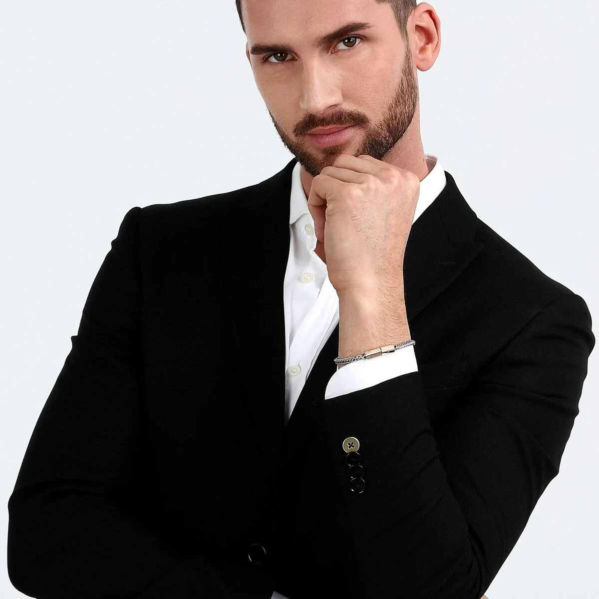 Pulsera Hombre Maserati Acero Inoxidable 22 cm