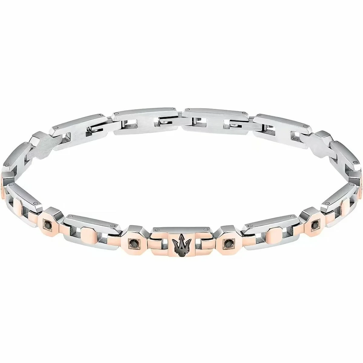 Pulsera Hombre Maserati Acero Inoxidable 21,5 cm Plateado