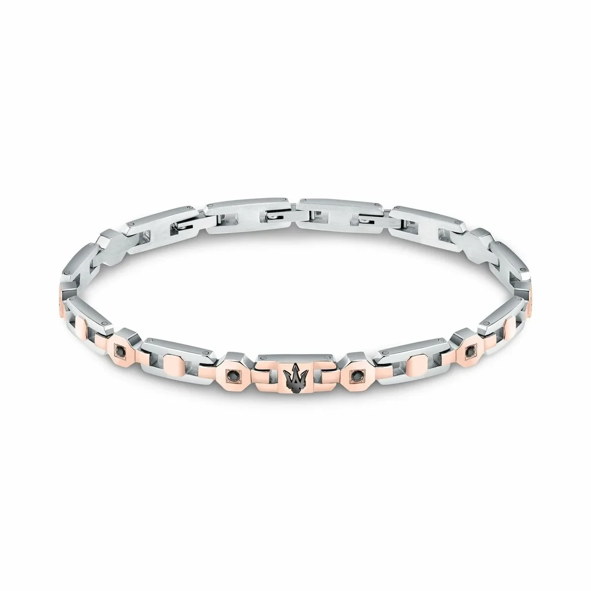 Pulsera Hombre Maserati Acero Inoxidable 21,5 cm Plateado