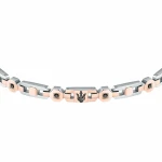 Pulsera Hombre Maserati Acero Inoxidable 21,5 cm Plateado
