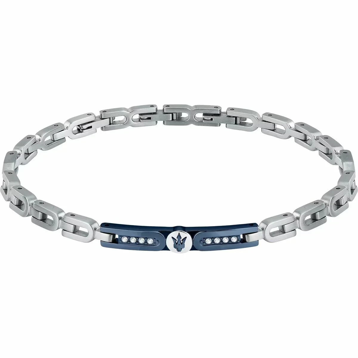Pulsera Hombre Maserati Acero Inoxidable 21,5 cm Plateado