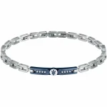 Pulsera Hombre Maserati Acero Inoxidable 21,5 cm Plateado