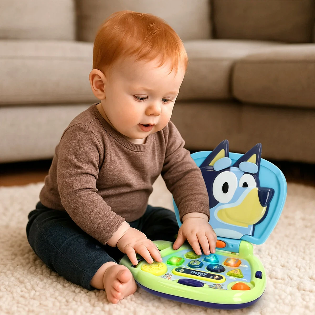 Ordenador de juguete Bluey Inglés 20 x 17 x 14 cm (4 Unidades)