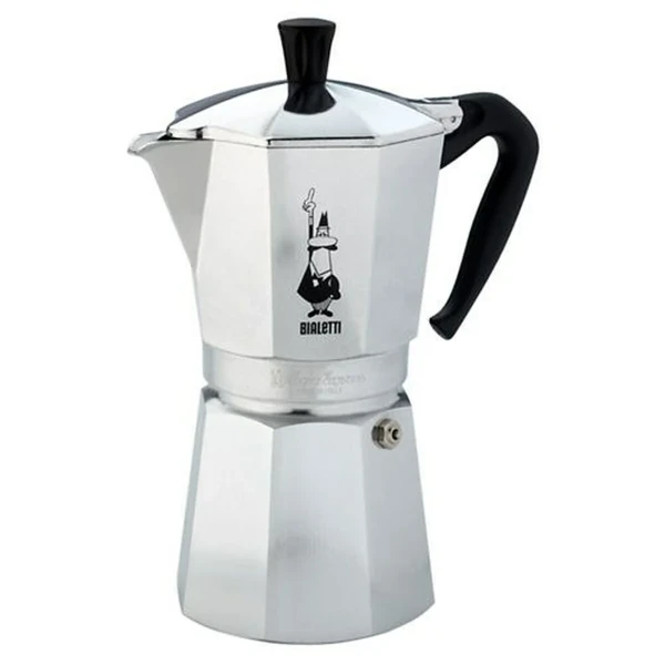 Cafetera Italiana Bialetti 0001166/MR Plateado Aluminio 12 Tazas